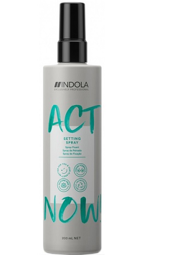 Моделирующий спрей для укладки волос Act Now Spray Setting INDOLA Professional